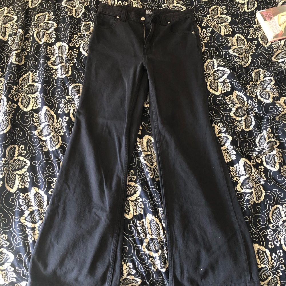 BDG black wide leg jeans